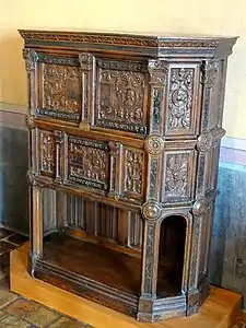 Sideboard; c.1524; wood; height: 144&nbsp;cm; Château d'Écouen (Écouen, France)