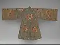 Qing dynasty period pi costume (back view).