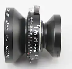 Nikkor-SW 65&nbsp;mm f/4 for large format cameras