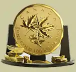 $1M 100&nbsp;kg gold coin