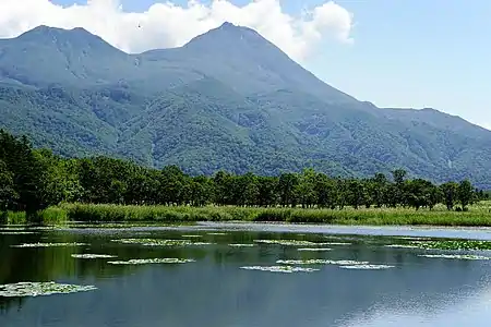 Lake Shiretoko Goko&nbsp;[ja] in the town of Shari, Okhotsk Subprefecture, Hokkaidō