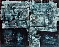 Mikuláš Medek, Cross of Iron I (1961), Aleš South Bohemian Gallery in Hluboká nad Vltavou