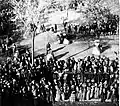 Crowd waiting near Boston Common for the Prince of Wales, October 18, 1860