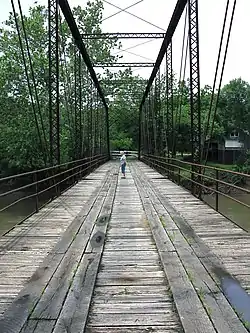 The Old Babylon Bend Bridge (1890)