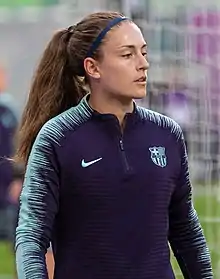 Picture of Alexia Putellas training with Barcelona