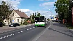 Marczukowska Street in Młodych, May 2020