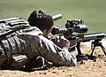 MK 22 ASR being fired at USASOC International Sniper Competition