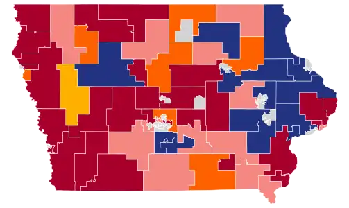 Endorsements by incumbent Republicans in the Iowa House of Representatives.&nbsp;&nbsp;Endorsed Ron DeSantis (27)&nbsp;&nbsp;Endorsed Donald Trump (15)&nbsp;&nbsp;Endorsed Nikki Haley (7)&nbsp;&nbsp;Endorsed Vivek Ramaswamy (1)&nbsp;&nbsp;No endorsement (14)&nbsp;&nbsp;Non-Republicans (36)