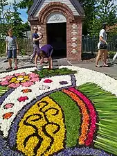 A fragment of the flower carpet, June 2021