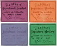 preparing a summons for President Johnson