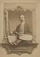 Adolphe Dallemagne&nbsp;[fr], portrait of Eugene Lepoittevin, between 1860 and 1870, Musée Carnavalet, Paris