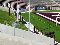 Aggie Memorial Stadium - ROTC Cannon & Bell