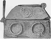 Reliquary shrine found in a Viking grave in Melhus, Norway