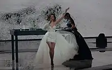 Anna Odobescu performing "Stay" in Tel Aviv (2019)