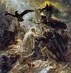 Girodet, Ossian Receiving the Spirits of the French Heroes, 1802