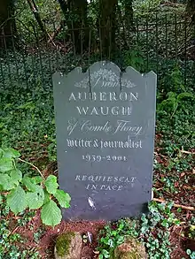 The grave of Auberon Waugh