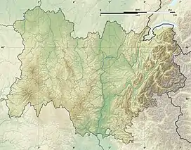 Ondaine is located in Auvergne-Rhône-Alpes