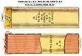 1914 60&nbsp;lb ½ charge cordite MD size 37 cartridge