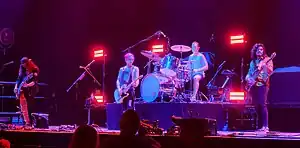 Badflower performing in 2023