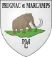 Coat of arms of Prignac-et-Marcamps