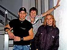 Left to right: Kiko, Bruno and Leandro in 2005