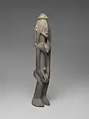 Female or male figure; probably early 17th century; 40.0 x 7.3 x 7.8&nbsp;cm (153⁄4 x 2 7/8 x 3 in.); Brooklyn Museum