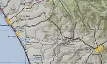 SR&nbsp;78 continues east from I-5 and turns slightly northeast before making a 90-degree turn southeast at the western junction with US&nbsp;395. SR&nbsp;78 and US&nbsp;395 continue southeast past Escondido, where SR&nbsp;78 turns south.