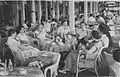 Kemayoran Airport restaurant in the 1950s.