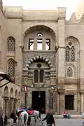 Entrance of Sultan Qalawun's complex (1285), with ablaq decoration