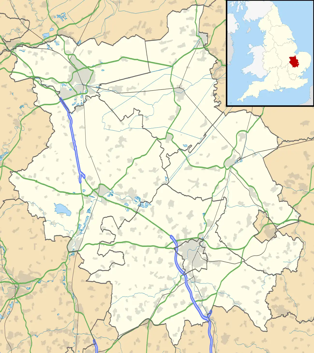 Keyston is located in Cambridgeshire