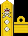 Rear admiral(French: Contre-amiral)(Royal Canadian Navy)