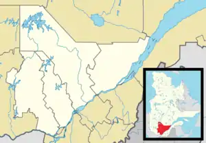 Repentigny is located in Central Quebec