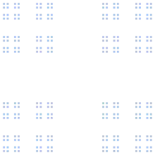 an image of the 4th iteration of Cantor dust in two dimensions