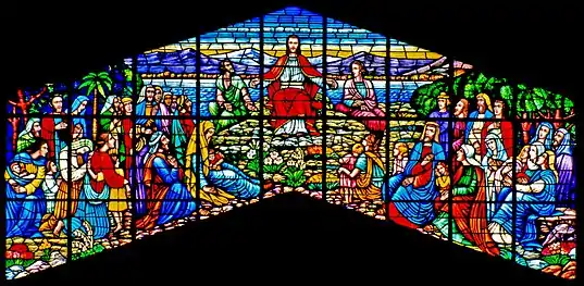 Christ Preaching to the Multitudes - Saratoga Federated Church, Saratoga