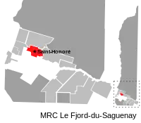 Location of Saint-Honoré