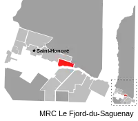 Location of Sainte-Rose-du-Nord
