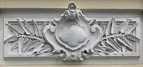A cartouche on a Neo-Baroque city-house from Bucharest