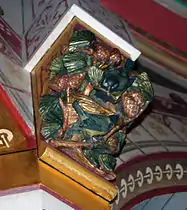 Nesting birds in Lady Bute's Bedroom&nbsp;...