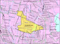 Census Bureau map of Woodcliff Lake, New Jersey