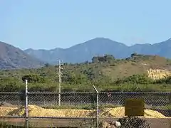 Cerro de Punta as seen from Mercedita Airport, Ponce, Puerto Rico