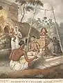 Brahmins at a Toolsee Altar