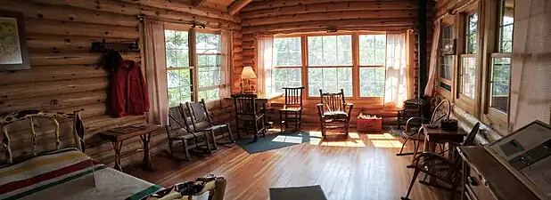 Judge's cabin interior