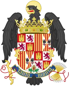 After the conquest of Granada.With the arms of Granada.1492–1504