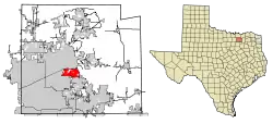 Location of Fairview in Collin County, Texas