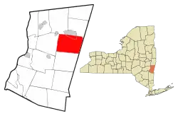 Location of Austerlitz, New York