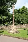 Crowcombe village cross 170&nbsp;m north west of Holy Ghost Church