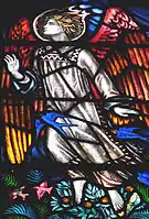 Detail from the Creation window, S.Chad,Far Headingley,Leeds, 1923