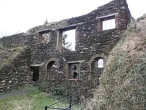 Carnarvon New Pit iron mine and section of mineral railway trackbed, 300&nbsp;m south west of Heather House