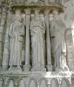 Detail of North portal of the Basilica