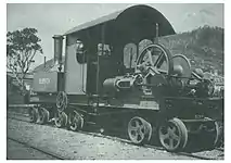 Loco of 1913 at Midland Sawmilling Co. in Camerons